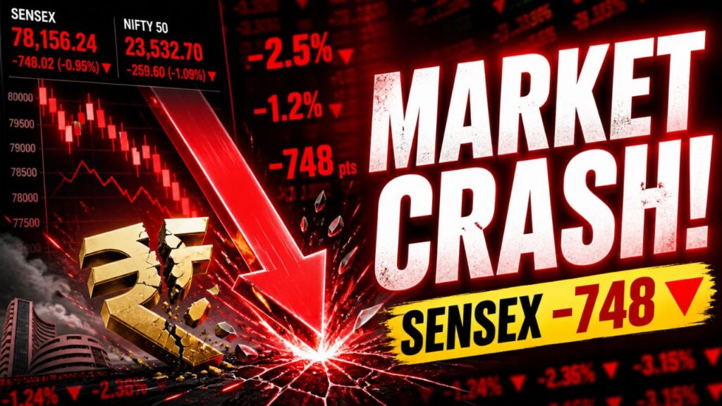 Sensex Nifty Crash Today